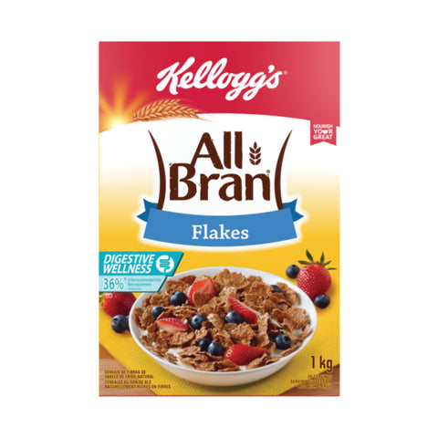 Kellogg's All Bran Flakes 1kg, supplied by Caterlink SA.