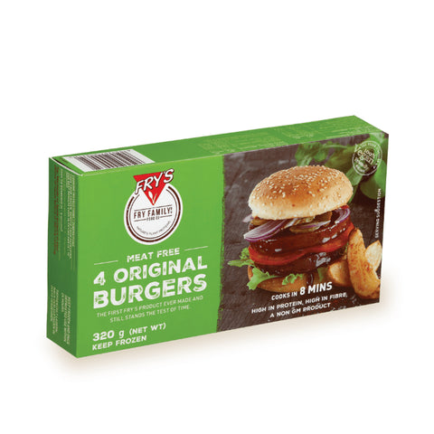 Fry's Burgers 320g, supplied by Caterlink SA.