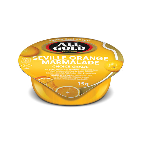 All Gold Marmalade Jam Portions 200's, supplied by Caterlink SA.