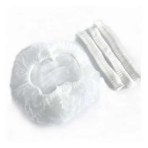 Disposable White Mop Caps 100's, supplied by Caterlink SA.