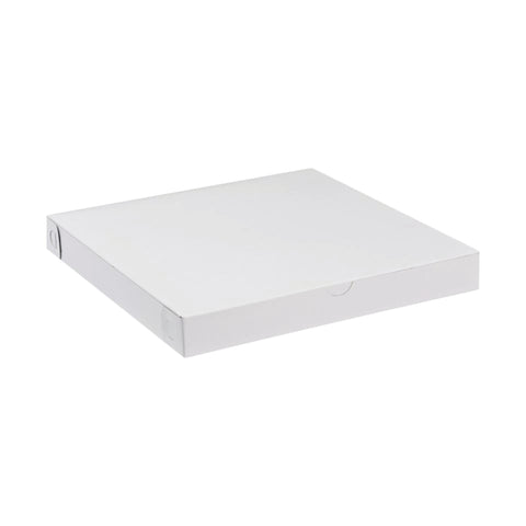 Pizza Boxes White Large 100's, supplied by Caterlink SA.