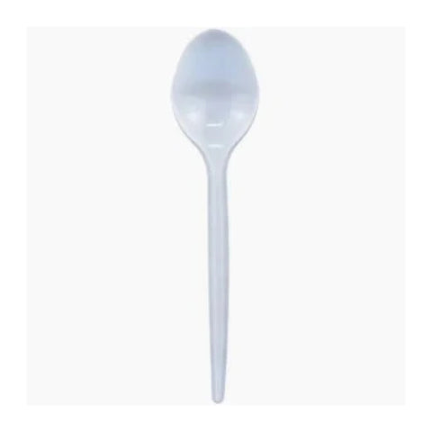 Plastic Dessert Spoons 250's, supplied by Caterlink SA.