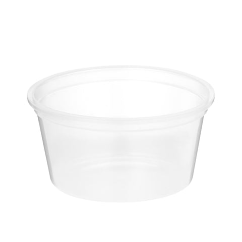 Clear Plastic Tubs 70ml, supplied by Caterlink SA.