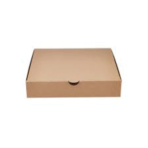 Pizza Boxes Corrugated Small 50's, supplied by Caterlink SA.