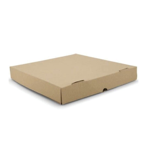 Pizza Boxes Corrugated Medium 50's, supplied by Caterlink SA.