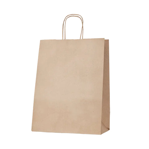 HandyPak Brown Bag with Twist Handle 8, supplied by Caterlink SA.