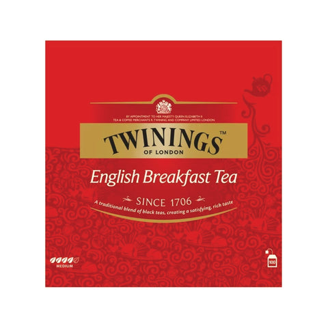 Twinings English Breakfast Tea, supplied by Caterlink SA.
