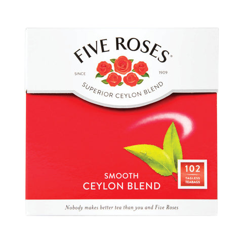 Five Roses Tagless Tea Box 102s supplied by Caterlink SA