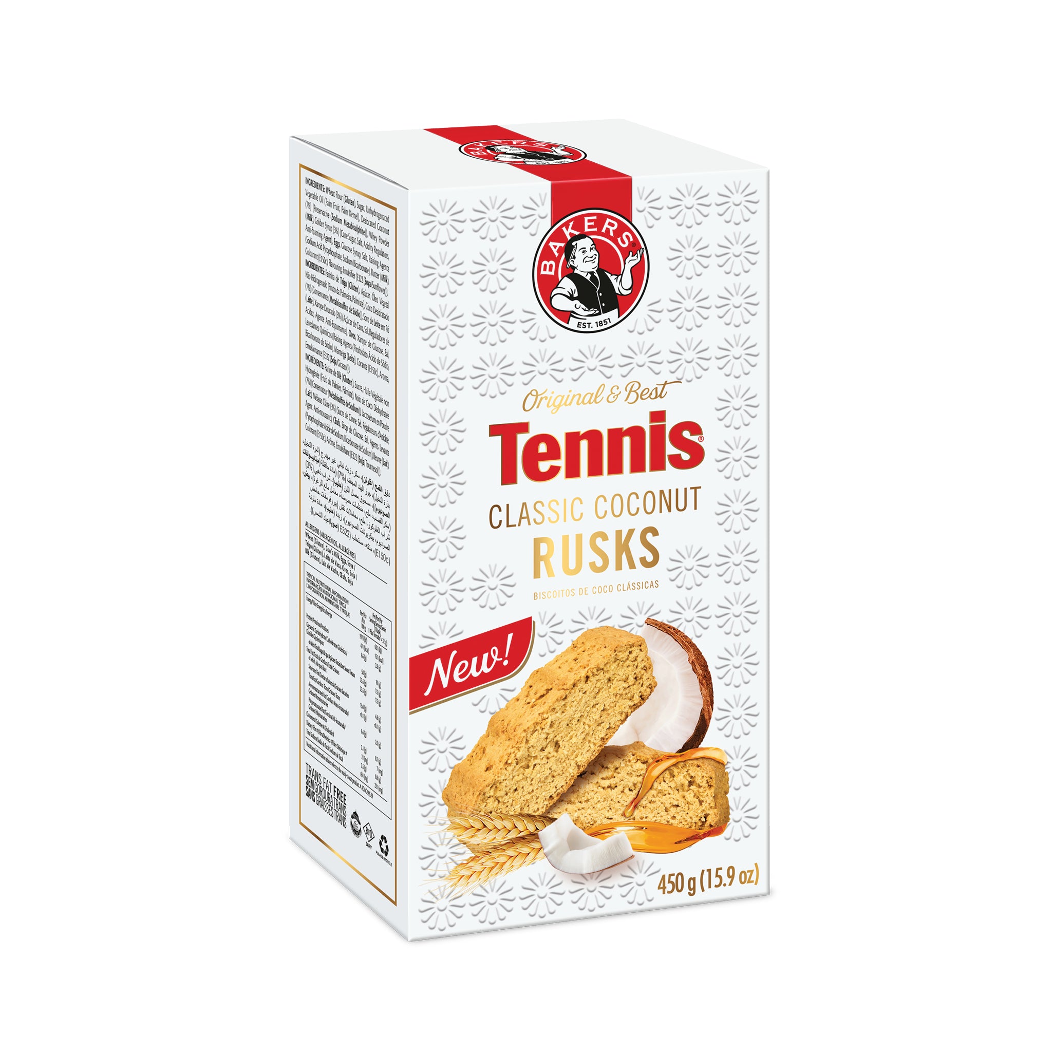 Bakers Tennis Rusks 450g – Caterlink SA