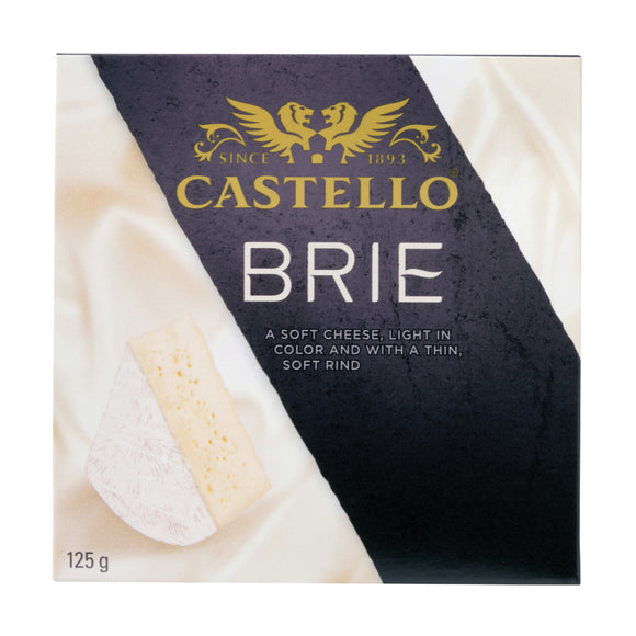 Castello brie cheese 125g supplied by Caterlink SA