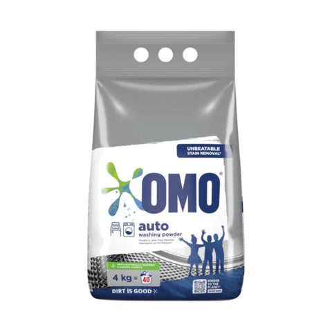 Omo Auto Washing Powder 4kg, supplied by Caterlink SA.