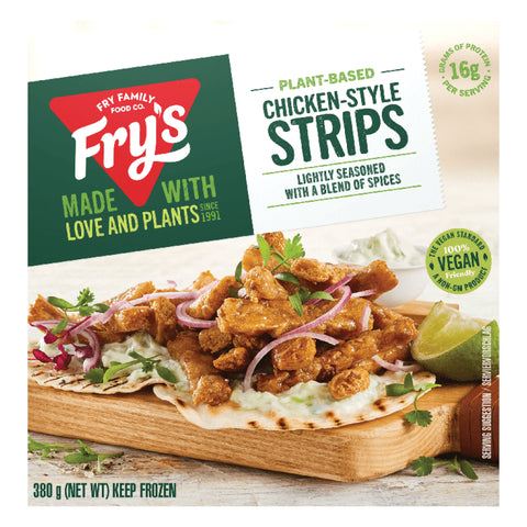 Fry's Chicken Style Strips 380g, supplied by Caterlink SA.