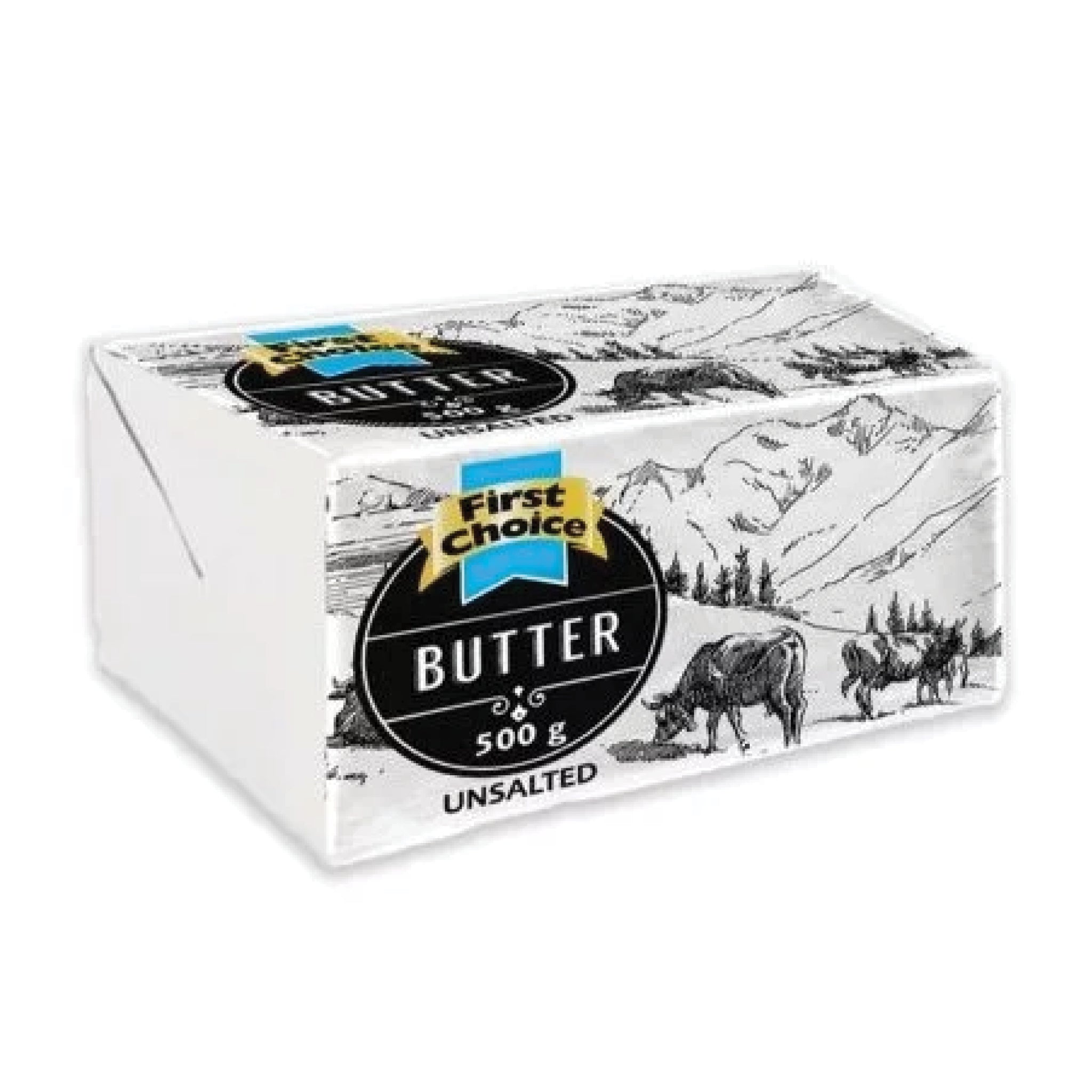 First One Butter First Choice Butter Unsalted 500g – Caterlink SA