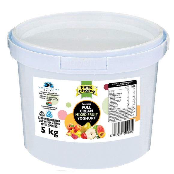 First Choice Fruit Flavours Yoghurt supplied by Caterlink SA