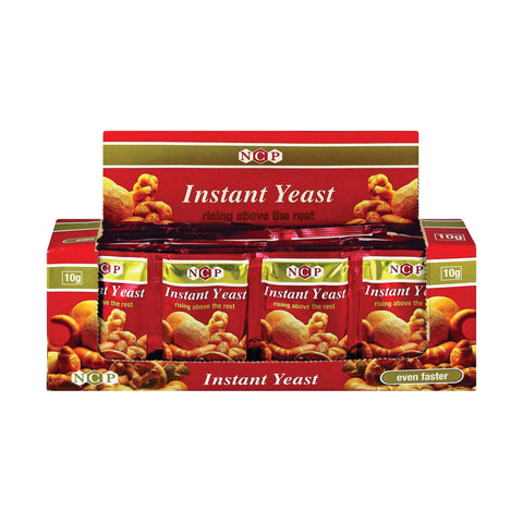 NCP Red Dry Yeast Sachets 48 x 10g, supplied by Caterlink SA.