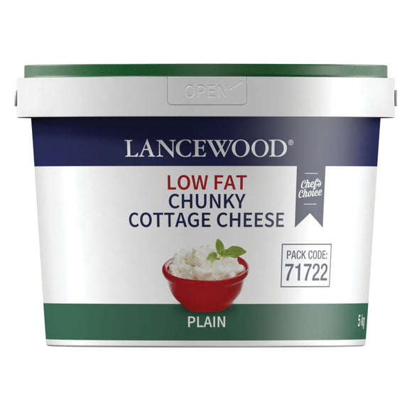 Lancewood Chunky Cottage Cheese supplied by Caterlink SA