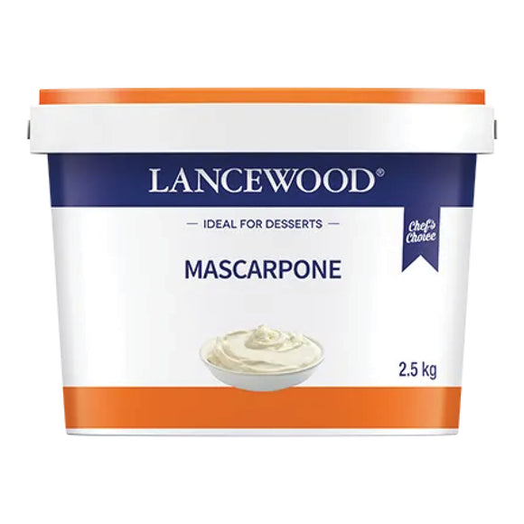 Lancewood Mascarpone Cheese supplied by Caterlink SA