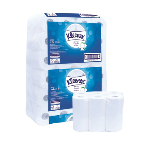 Kleenex 2 Ply Unwrapped Toilet Paper 48's, supplied by Caterlink SA.