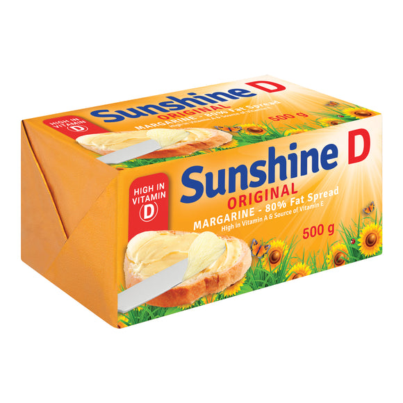 Sunshine D Original Margarine supplied by Caterlink SA