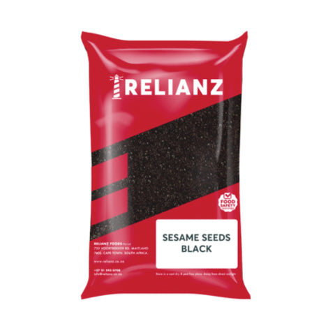 Relianz Black Sesame Seeds 1kg supplied by Caterlink SA
